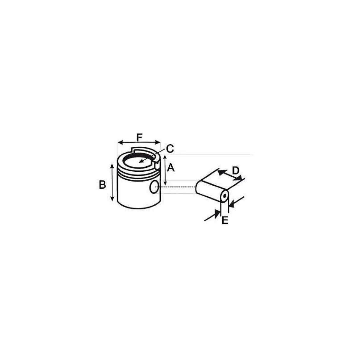 KIT MOTOR CLEVITE STD C/ANEL VEDACAO B=120,32CARGO 2322/2422/VW14-210/16-210/H (