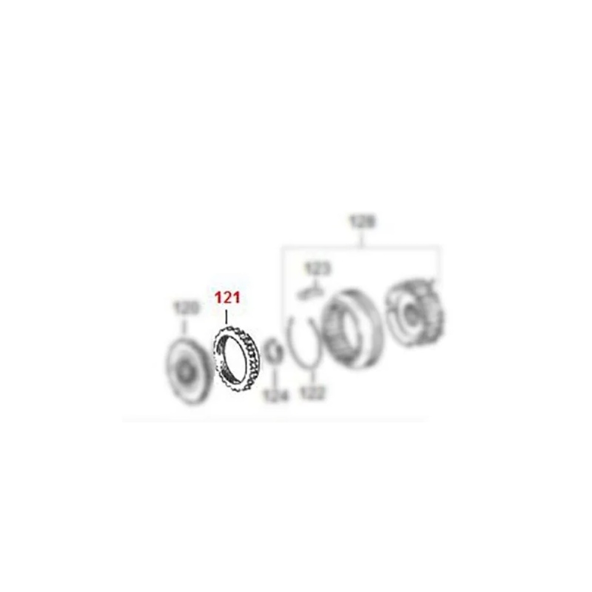 ANEL SINCRONIZADOR DA TRANS             240V (14330270-94651337-S02565-3315150)