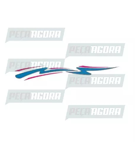 FAIXA LATERAL 1 LINHA ILUSION - AZUL (418071)