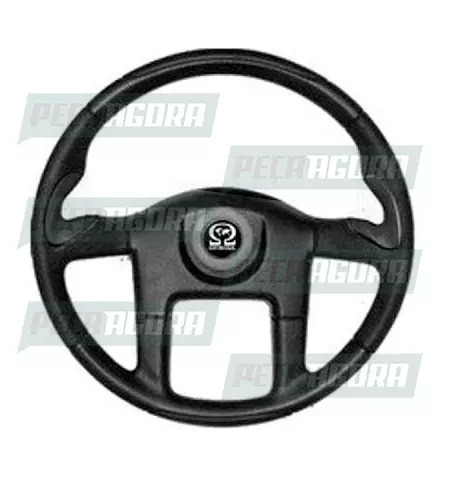 VOLANTE 450MM SPORT VOLKSWAGEN 87... COM BUZINA PRETO (238073)