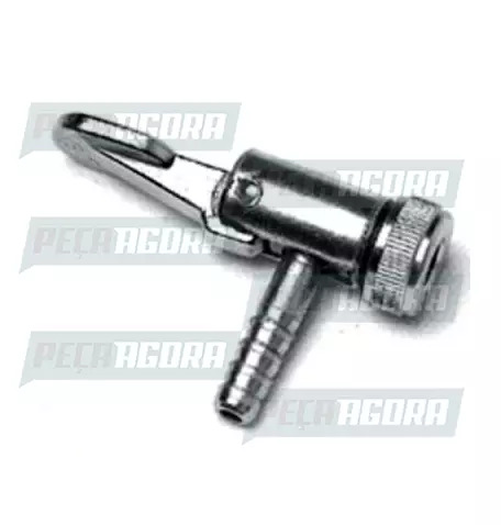 BICO DE ENCHER PNEU MS-11 COM TRAVA (023005)