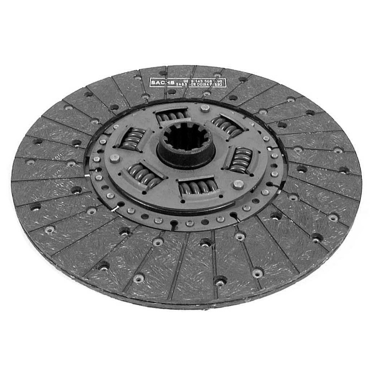 DISCO EMBREAGEM 280MM/10E F100/350/400/600FORD-F1000/2000/4000MWM (6005003013003