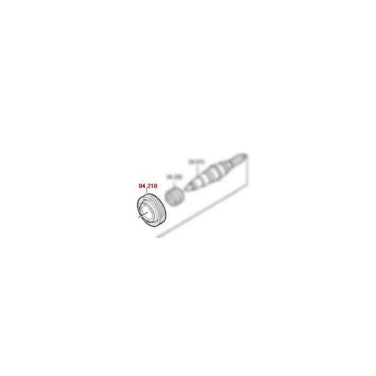 ENGRENAGEM 1 VEL MOVEL CAMBIO S5-420 (2R0311251.)