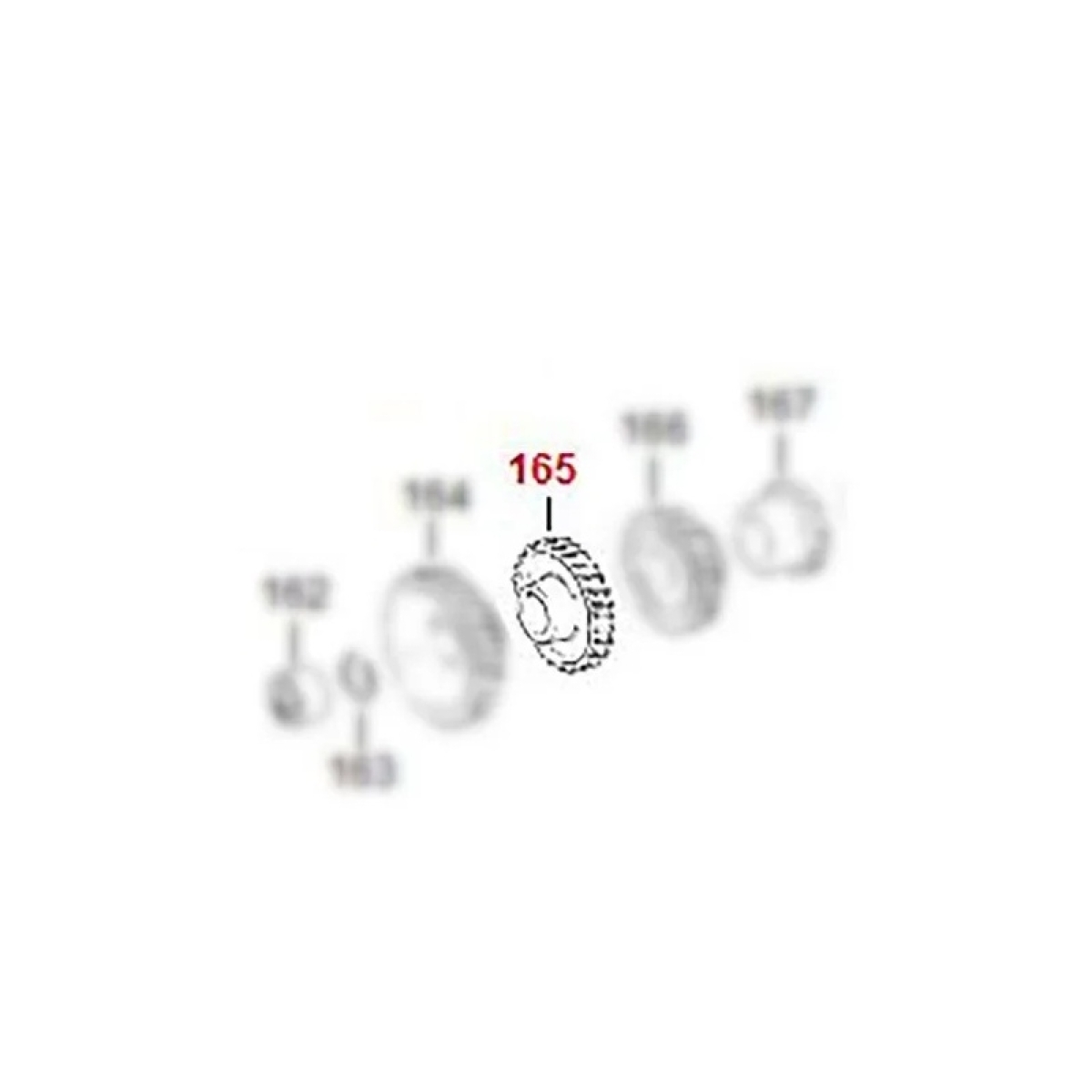 ENGRENAGEM 3A C/EIXO 240V F4000/D20 (T06311439-3315185)