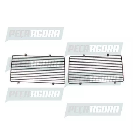 PAR GRADE PROTETORA FAROL CROMADA VOLKSWAGEN CAMINHAO 2000 (135057)