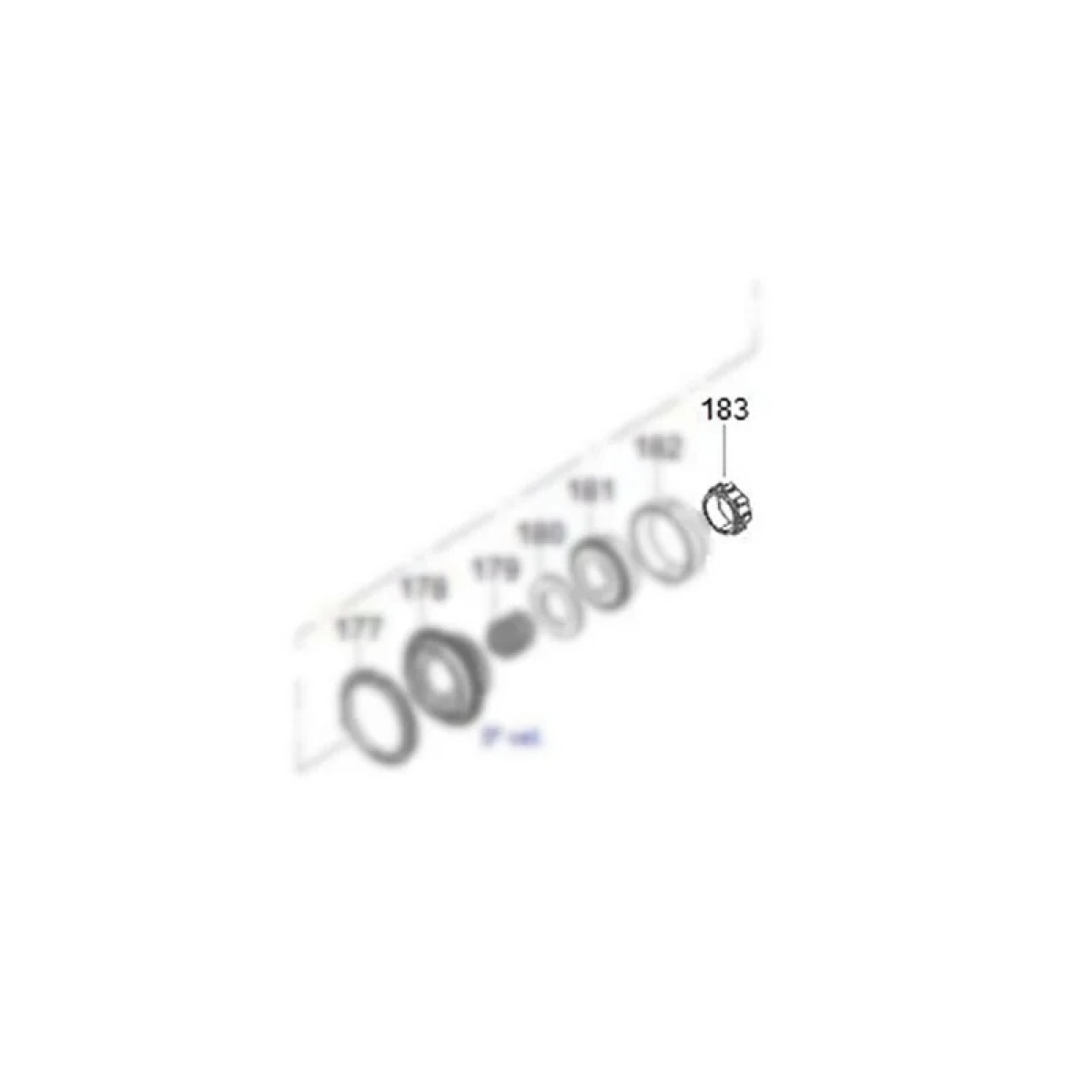 ROTOR VELOCIMETRO FORD/M.BENZ/AGRALE/IVECO/VOLKS C/CX FS4205A/FSO4305/4405/4505 