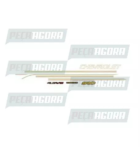 FAIXA LATERAL 1 LINHA PICK-UP S10 EXECUTIVE CABINE DUPLA 2001 (417870)