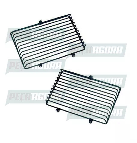 PAR GRADE PROTETORA FAROL CROMADA VOLVO ANTIGO (135017)