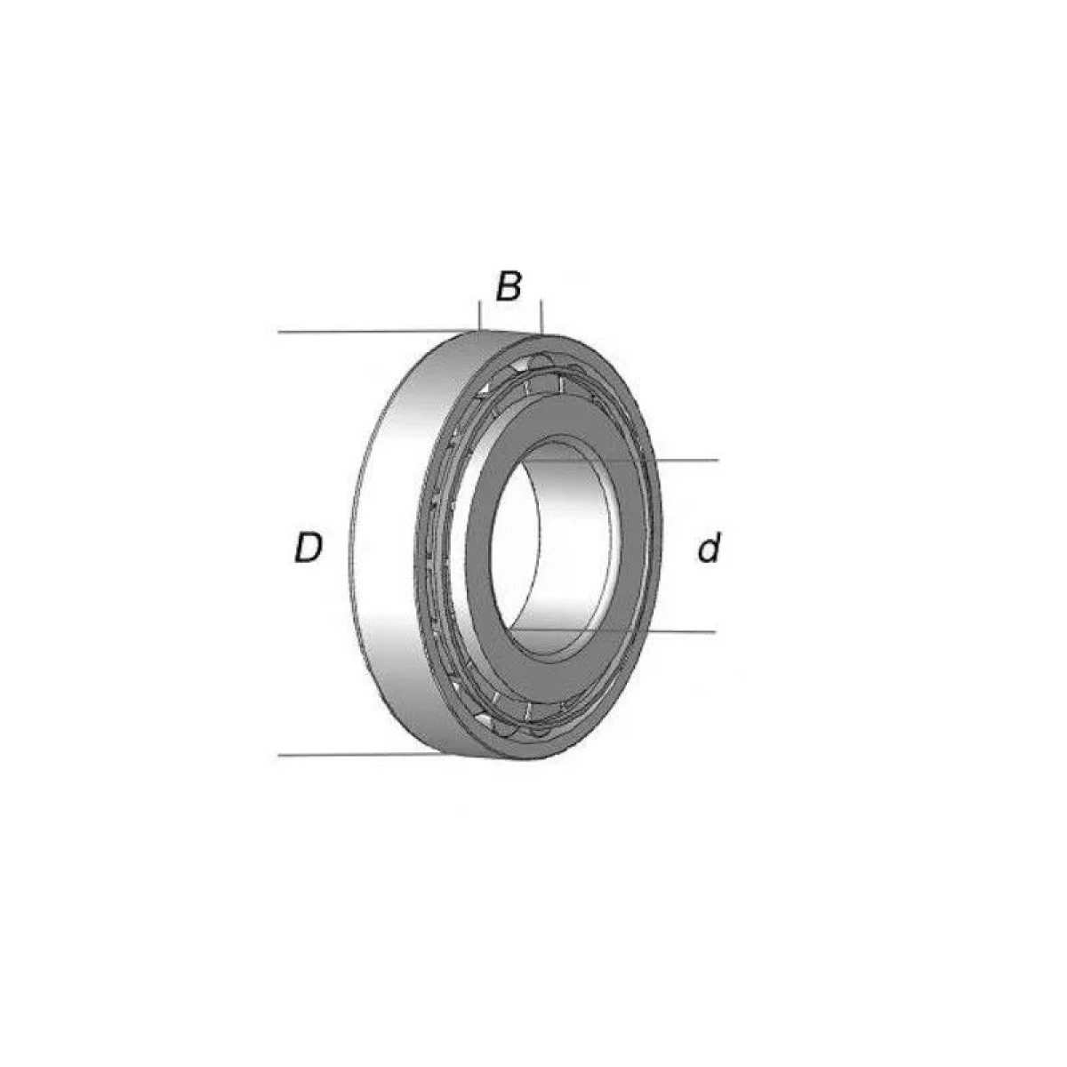 ROLAMENTO RODA TRAS F1000 (C/EIXO ALBARUS 44-1) (BEOC1225A-U399AU365L)