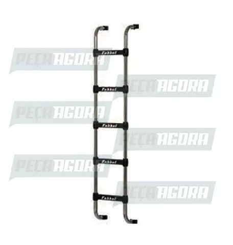 ESCADA TRASEIRA CROMADA VOLVO EDC 5 DEGRAUS FABBOF (103055)