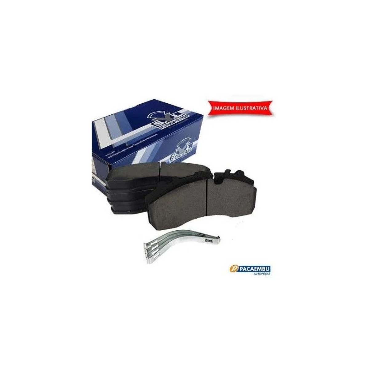 PASTILHA FREIO TRAS MBB - SPRINTER 312 (99/...) (0004209720-1294)