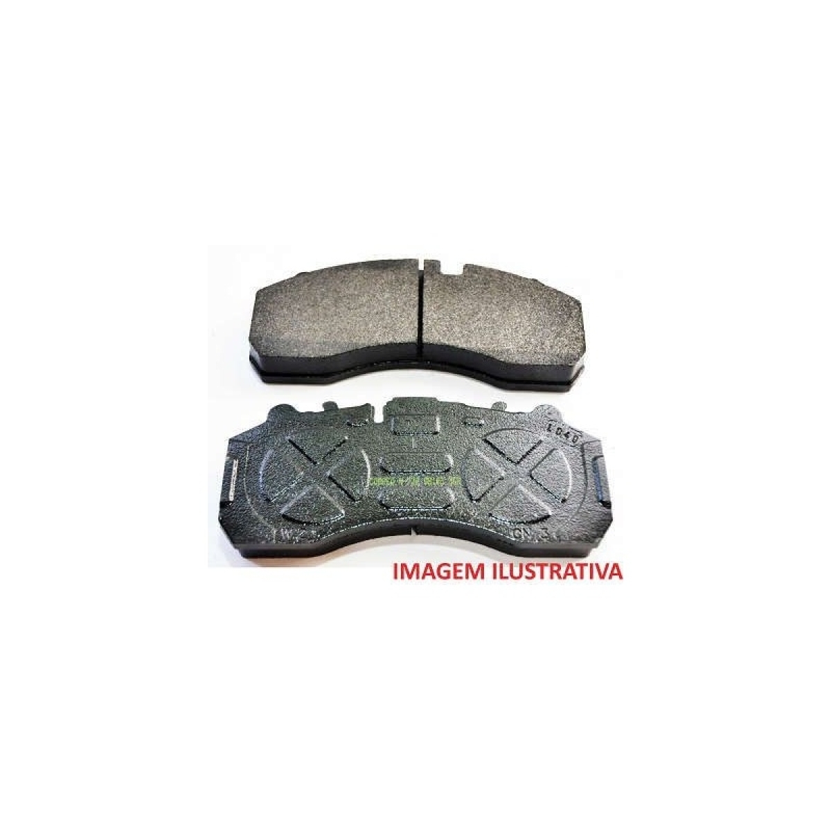 PASTILHA FREIO TRAS S/ AMIANTO SPRINTER 312 (99/...) (0004209720-N712)