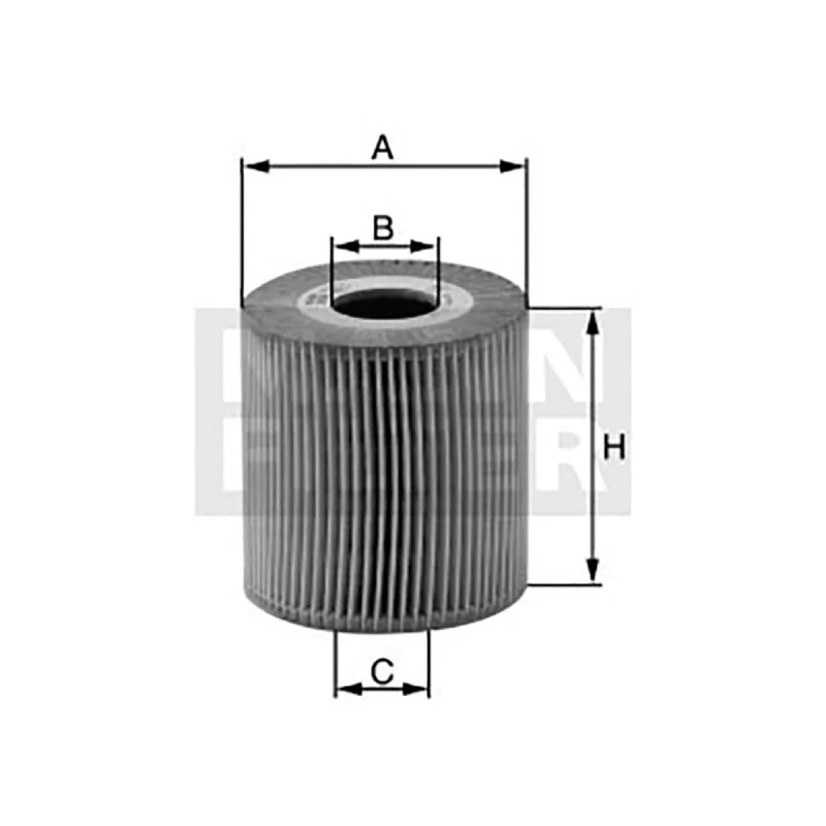 ELEMENTO FILTRO OLEO LUBRIF MB-CLK320/CLK430 (6111800009-HU7181X)