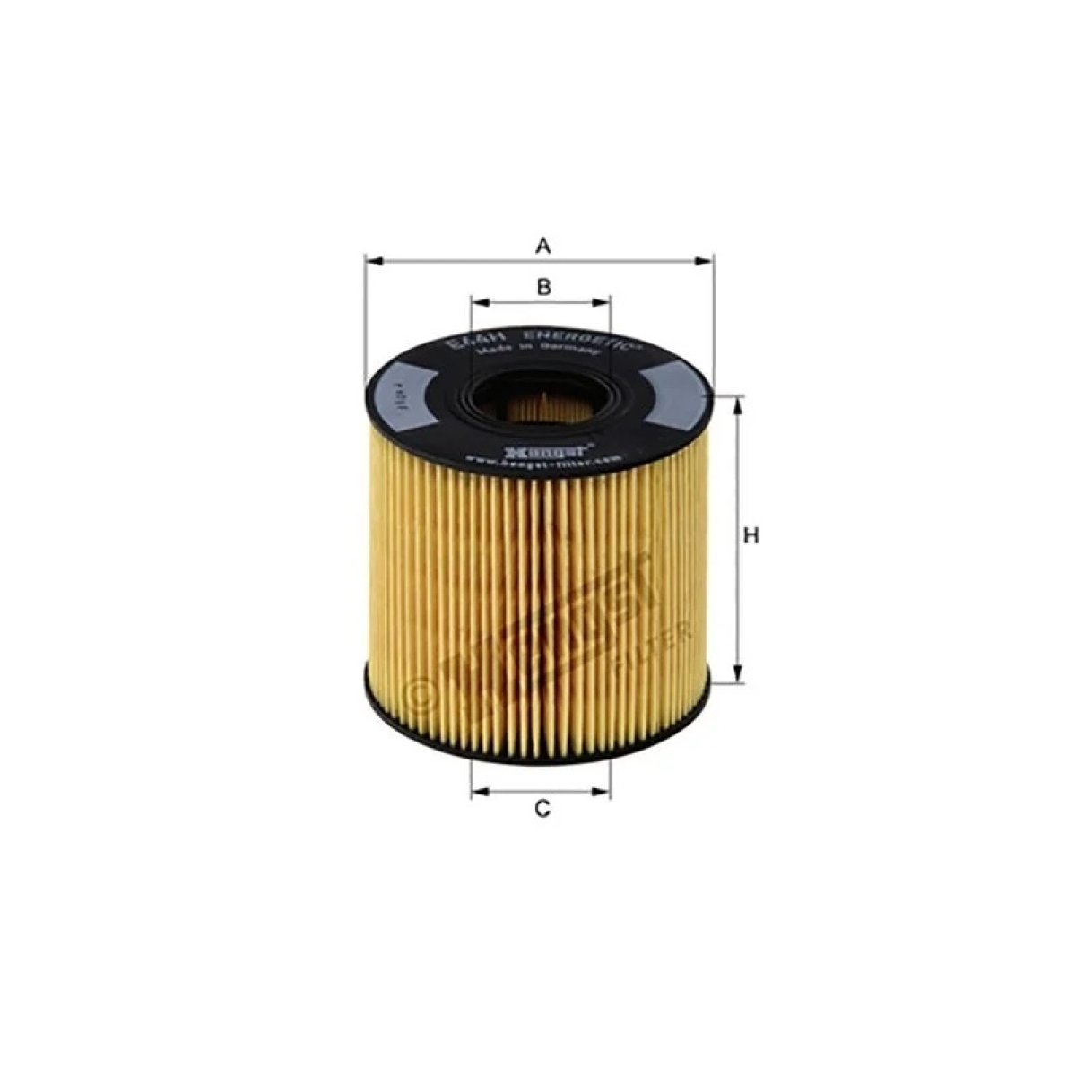 ELEMENTO FILTRO OLEO LUBRIF RENAULT MASTER 2.5 DCI 16V (TURBO DIESEL) 2005> (770