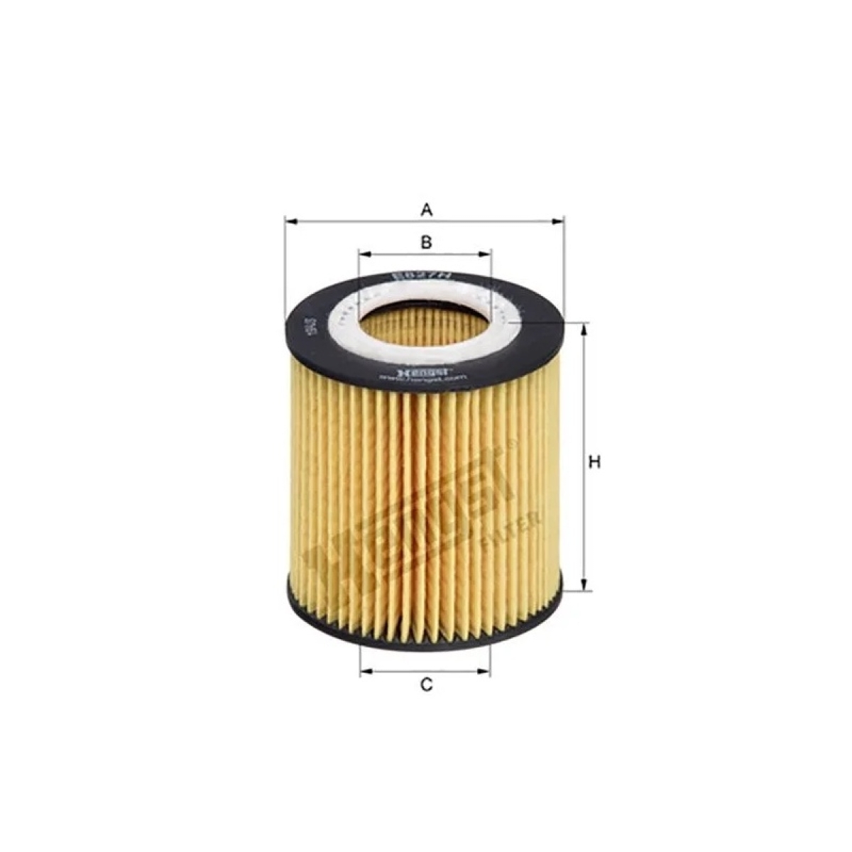 ELEMENTO FILTRO OLEO LUBRIF FORD RANGER 3.2 TDCI (E827HD270)