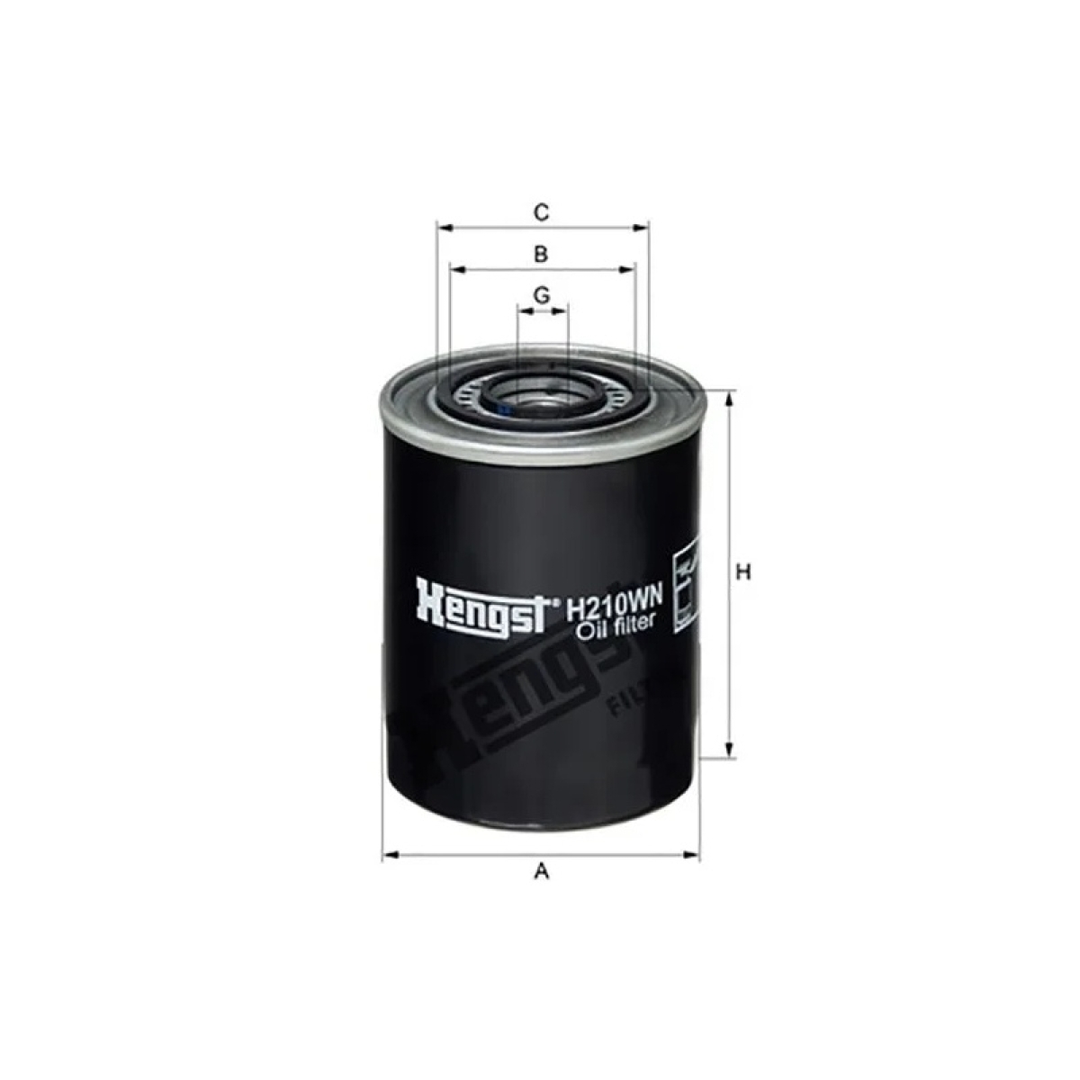 FILTRO OLEO LUBRIFICANTE PARA IVECO DAILY (H210WN)