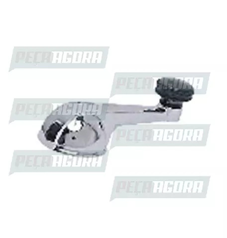 MANIVELA VIDRO D10 CROMADA METAL PARAFUSO UNIVEL (7356388)