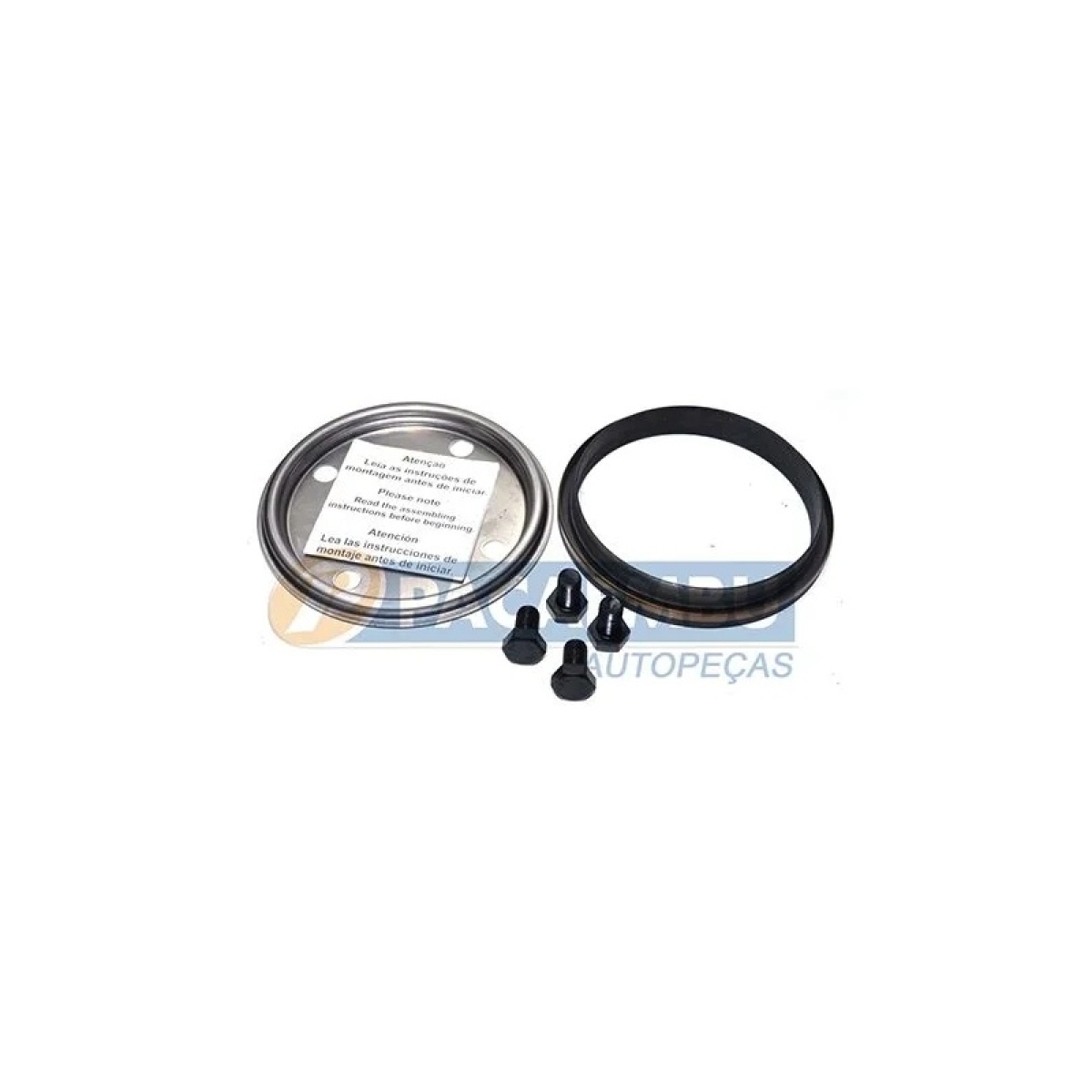KIT RETENTOR TRAS VIRABREQUIM CUMMINS 4B/BT 3.9L 4 CIL. 6B/BT/BTA 5.9L 6 CIL. (0