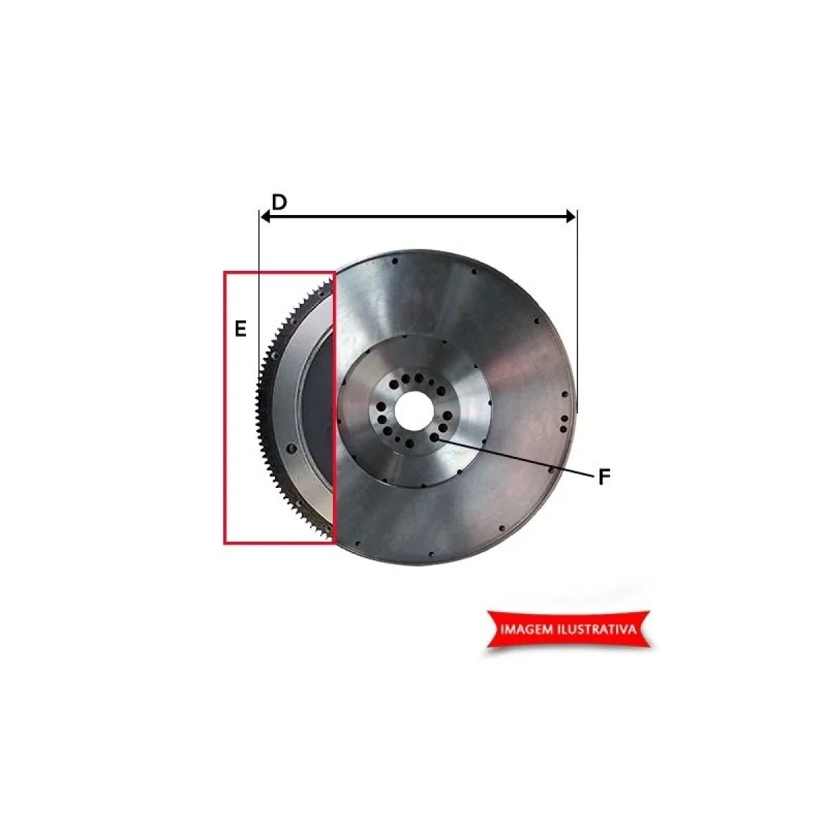 VOLANTE MOTOR C/CREMALHEIRA 4C/S-B FORD CARGO 814/815 E/S/915 (1996) FORD F4000 