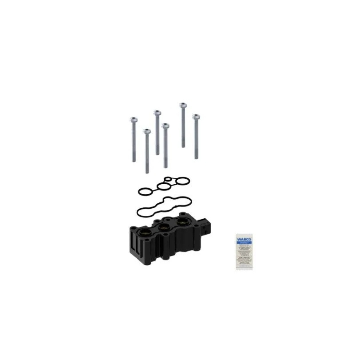 KIT REPARO VALVULA SOLENOIDE ECAS TRAS MB ACTROS 2546/2548/2636/2646/3336/3344/4