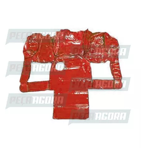 TAPETE VINIL MERCEDES-BENZ 2635 - VERMELHO (419863)