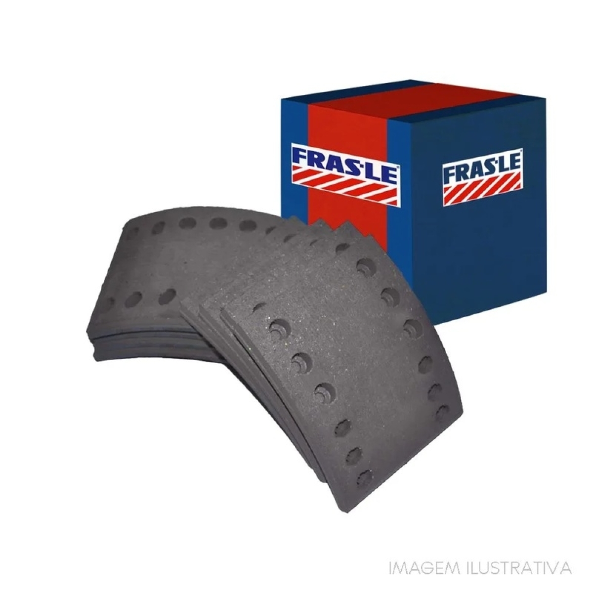 JOGO LONA FREIO DIANTEIRO STD FD87 AF/600 - CAMINHAO IVECO 24280 PARTE DIANTEIRA
