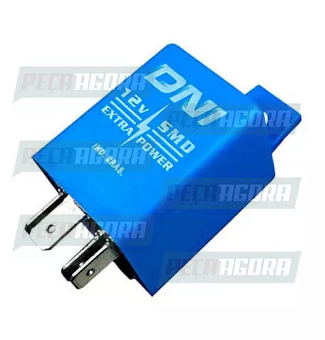 RELE PISCA UNIVERSAL ALTA POTENCIA PLASTICA 04 TERMINAIS 12V 500W DNI 0412 (6885