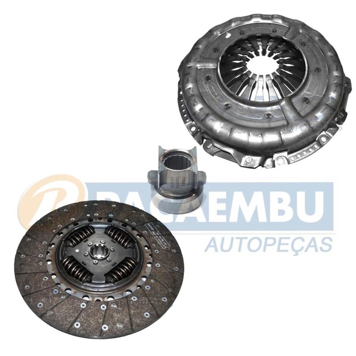 KIT EMBREAGEM 330MM/10E VOLKS DELIVERY 5/8/9/10-160/OD/EOD ISF3.8 - FORD C1119/8