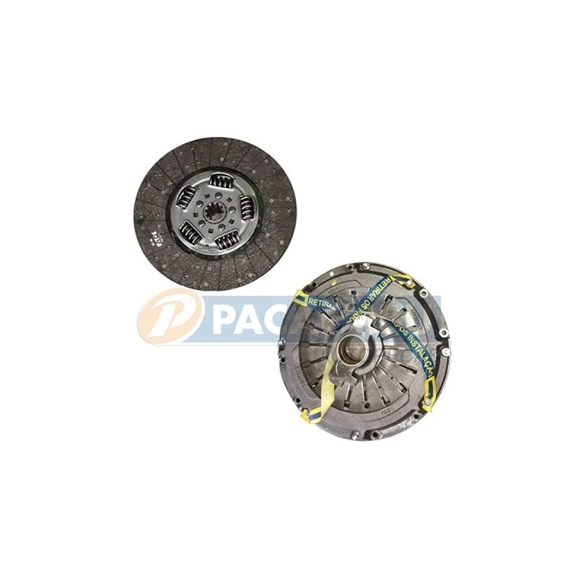KIT EMBREAGEM 395MM/10E SOBRE TUBO GUIA VOLVO-CAM. VM260(6X4)/FORD-CAM. MAXTON 2