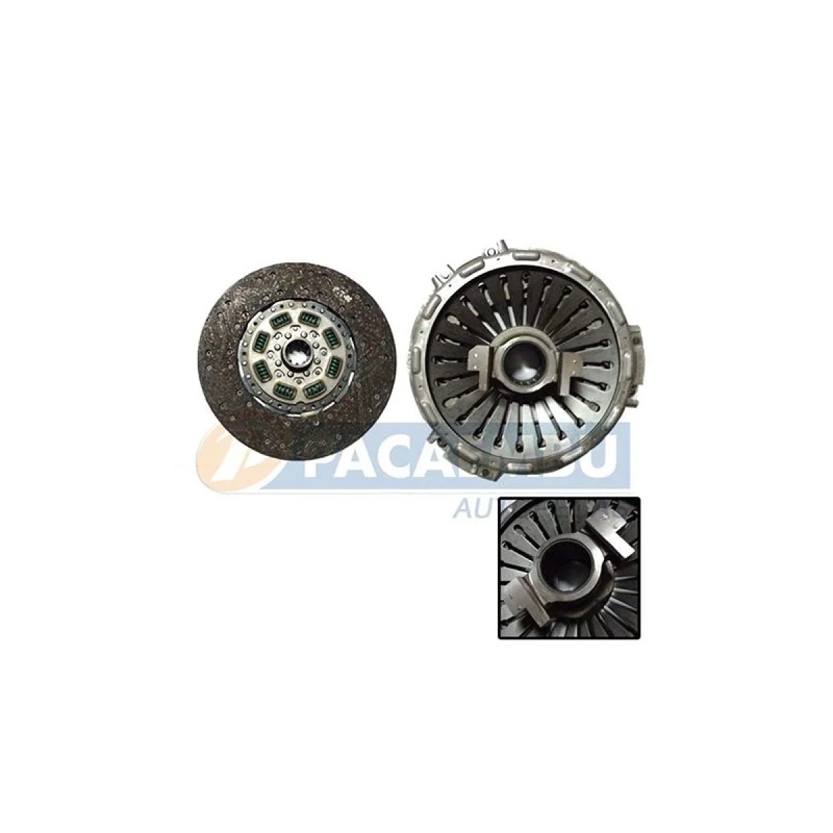 KIT EMBREAGEM 365MM 3000 LBS        SEM TUBO GUIA VW FORD 1421 1422 2322  1617  