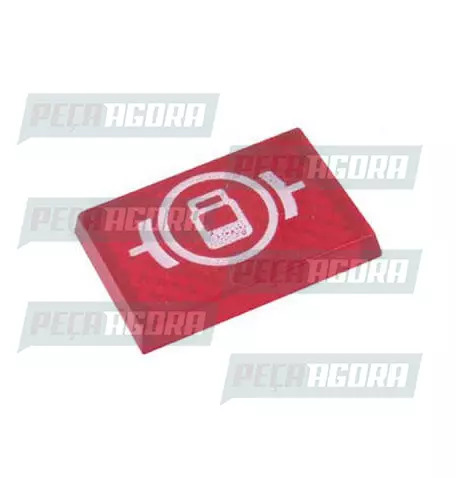 LENTE PAINEL NOVO OLEO FREIO VERMELHA (248053)