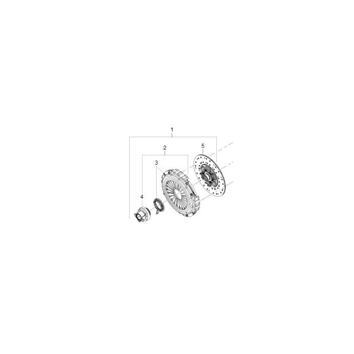 KIT EMBREAGEM 430MM/10E HD CONSTELLATION EURO 5 - MOTOR CUMMINS ISL CX 16S1585TD