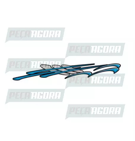 FAIXA LATERAL 3 ANOS PARA SCANIA CINZA 2002 (418821)