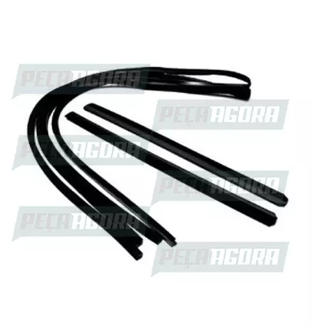 CANALETA VIDRO MERCEDES BENZ 1113 COM PESTANA (4 PECAS) (3446717031.)