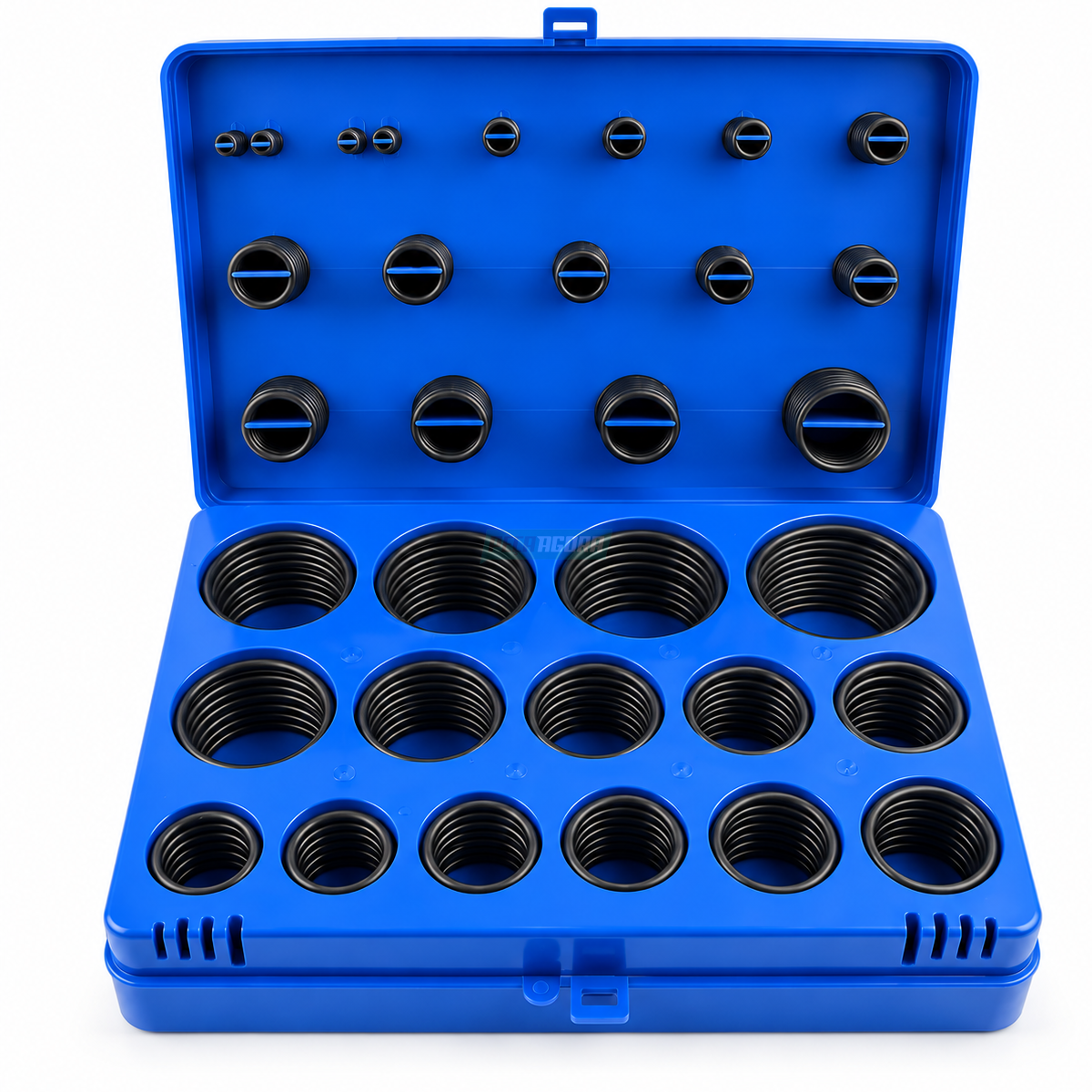 MALETA KIT ANEIS DE VEDACAO O-RING BORRACHA 428 PECAS MM (7908126808339)