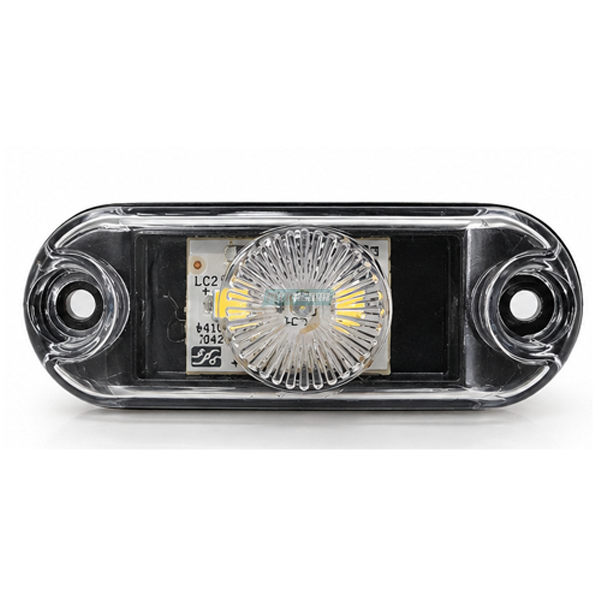 LANTERNA ONIBUS CAMINHOES E CARRETAS VOLKSWAGEN E MERCEDES - 2 LEDS CRISTAL COM 