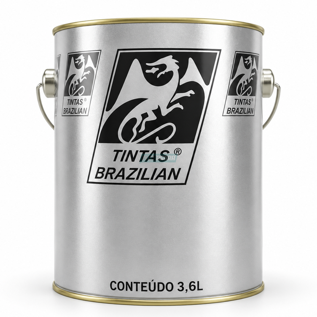 TINTA ALTA TEMPERATURA 400C ALUMINIO BRAZILIAN 3,6 L (1627)