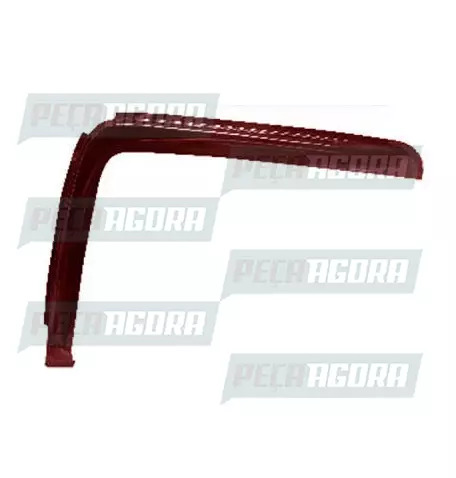 PAR PAR CALHA CHUVA MERCEDES BENZ ATEGO/AXOR ... 2009 ''L'' VERMELHO ORIGINAL (4