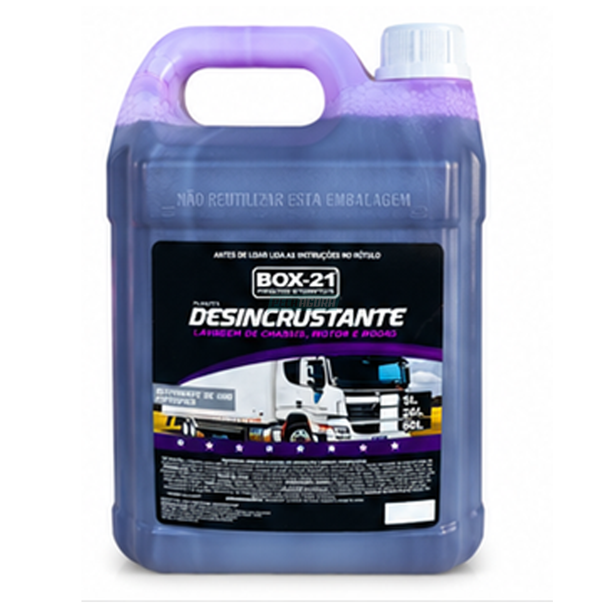 LIMPA ALUMINIO BAU DESINCRUSTANTE CONCENTRADO 5 LTS (7898595552399)