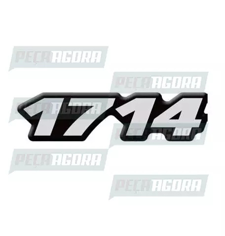 PAR EMBLEMA RESINADO ESPECIAL MERCEDES BENZ''1714'' (101236)