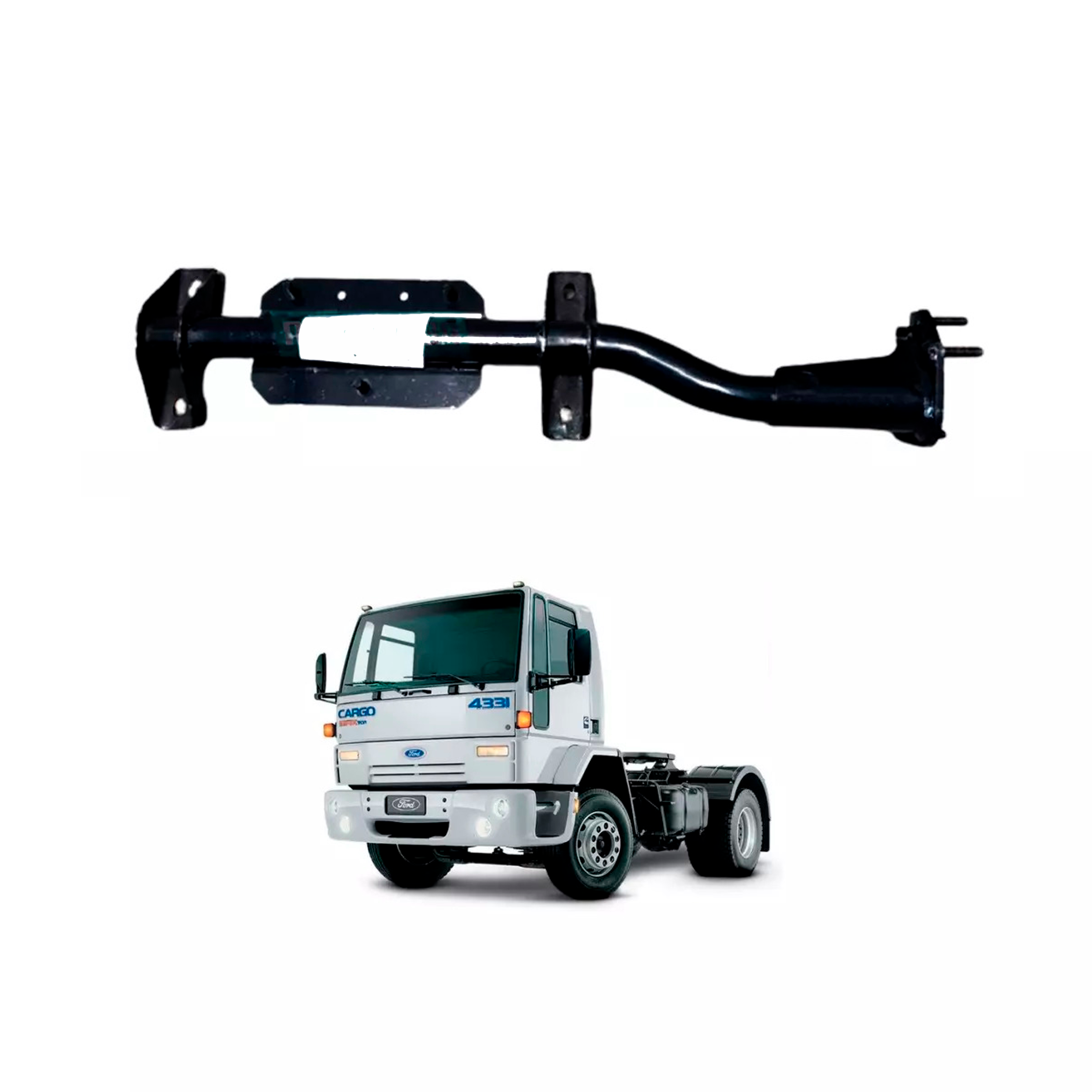  SUPORTE PARALAMA PARTE TRASEIRA FORD CARGO 4331 1832E 4432E 4532E 91 A 2006 ELE