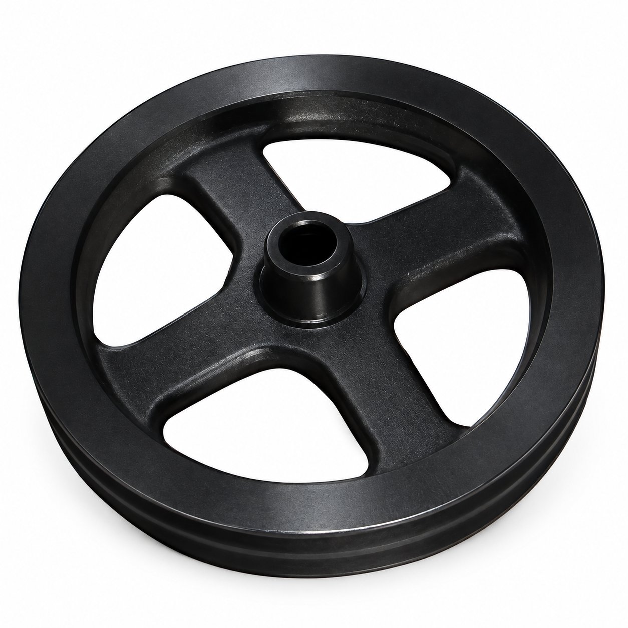 POLIA EIXO HELICE VENTILADOR MOTOR 2 PISTAS DIAMETRO 239MM MB ONIBUS O371RS O371