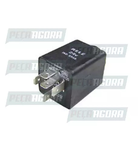 RELE TEMPORIZADOR PARADA SOLICITADA CAMINHAO 05 TERMINAIS BUZZER 24V DNI 0525 (1