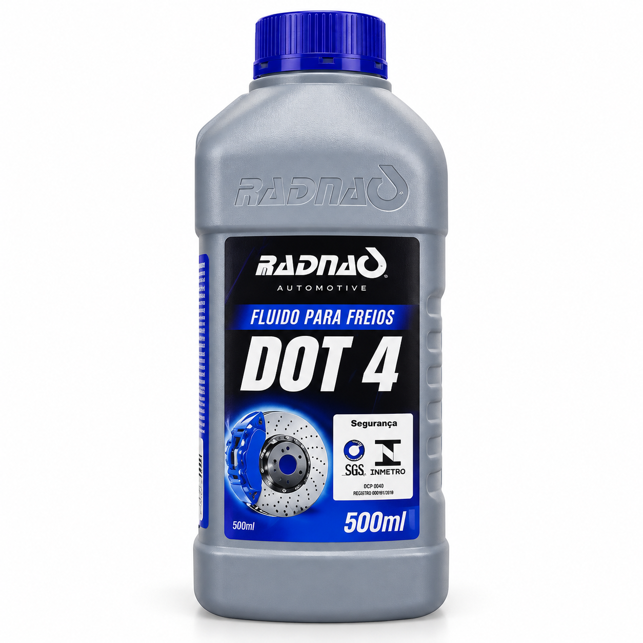 FLUIDO DE FREIO DOT 4 500ML UNIVERSAL RADNAQ (RQ7040C)