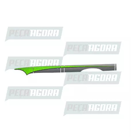 FAIXA LATERAL 1 LINHA D20 2006 CABINE SIMPLES - VERDE (417797)