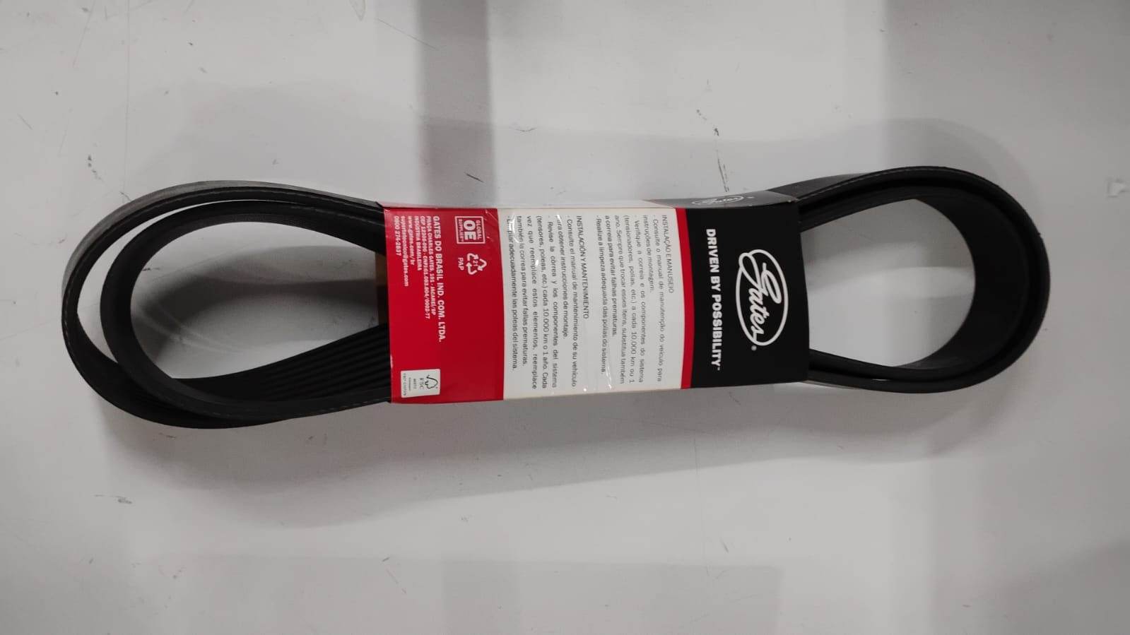 CORREIA MICRO V PARA IVECO EUROCARGO 230E24 ANO 2006 A 2015 MOTOR 5.9 24V PARA I