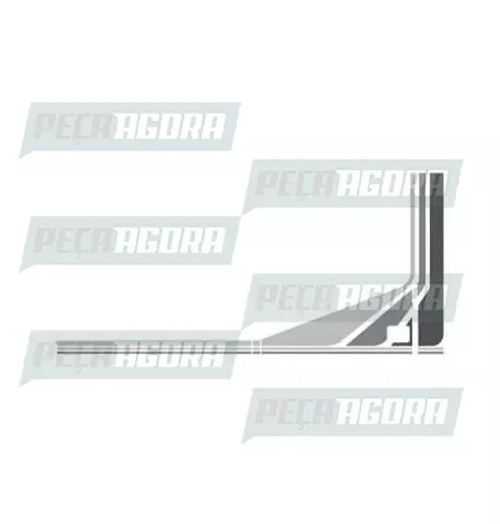 FAIXA LATERAL 3 ANOS MERCEDES BENZ 96 PRATA (418880)