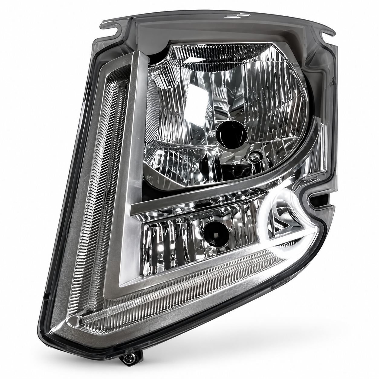 FAROL LED ESQUERDO PARA VOLVO VM 270 330 2015 DIANTE (82526640,)