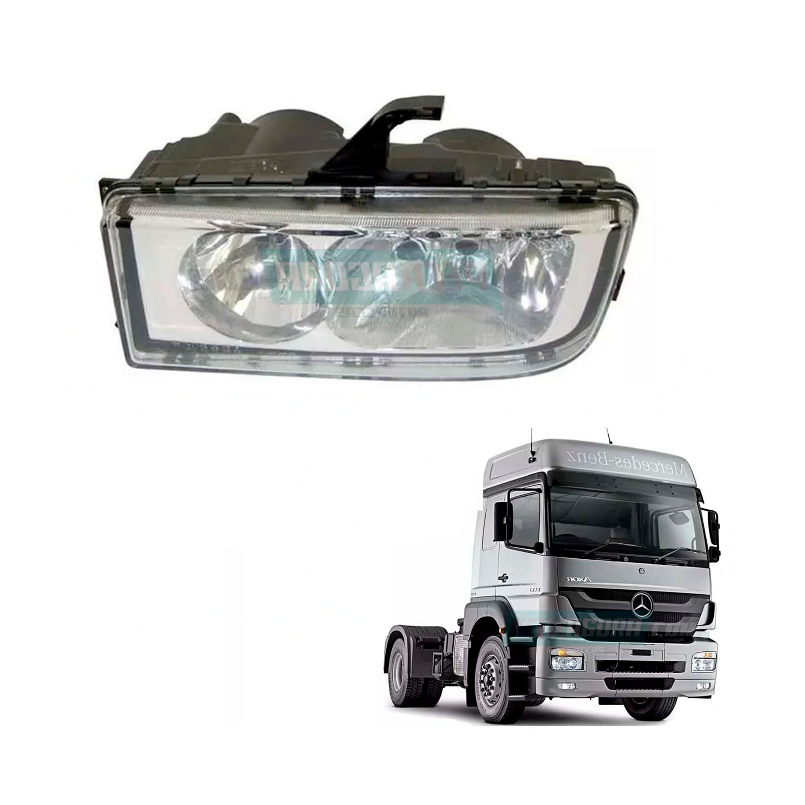 FAROL PRINCIPAL ESQUERDO MB AXOR 1933 1933 2035 2040 2044 2535 2540 2640 (940820