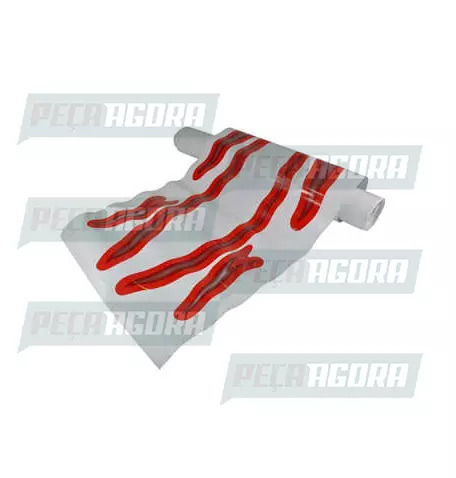 FAIXA LATERAL 1 LINHA VOLVO NH / FH 2000 - VERMELHO (418463)